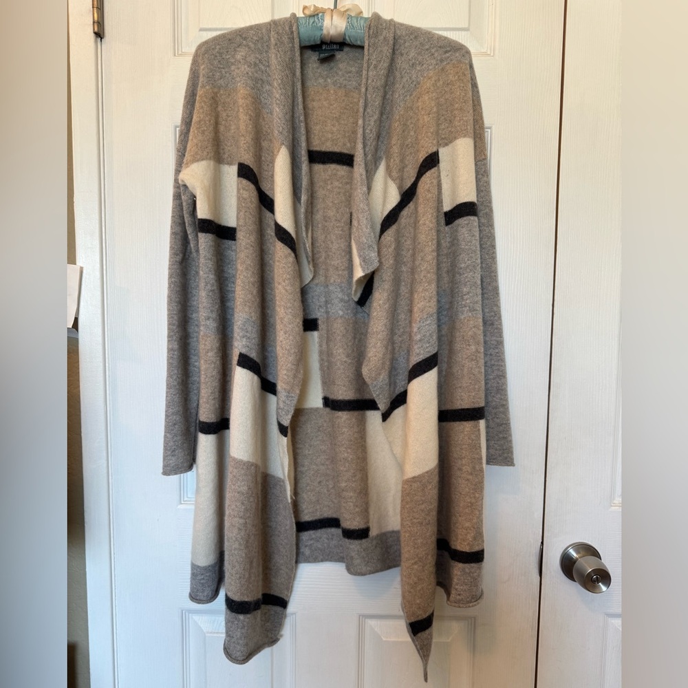 Griffen cashmere shawl collar sweater